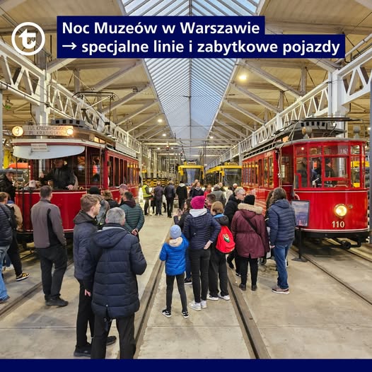 Noc Wawa tramwaje